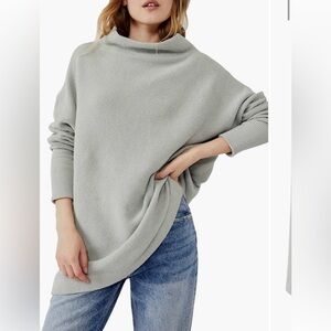 Free people slouchy tunic - cream color
